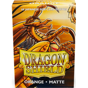 Dragon Shield 60 Japanese Size Sleeves - Orange Matte