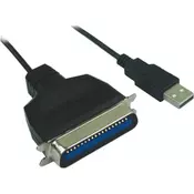 Kabl USB na paralelni port (štampac) Wiretek, Retail, Hang Pack