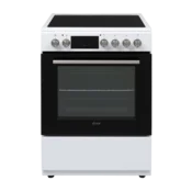 VOX CTR6355WQ Elektricni Šporet, 69l, 60x85x60 cm, Turbo Rerna, Beli