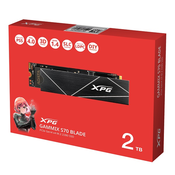 ADATA SSD Gammix S70 Blade, R7400/W5500,1TB, NVMe, AGAMMIXS70B-1T-CS