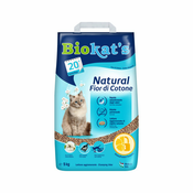 Biokats Posip za mačje stranišče Natural Cotton Blossom 5 kg