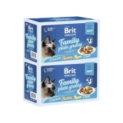 BRIT Premium Cat Delicate Fillets in Gravy Family Plate 24 x 85 g