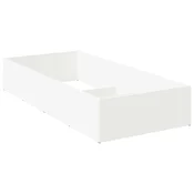 vidaXL Posteljni obod za nastavljivo posteljno dno Bela 70 x 200 cm