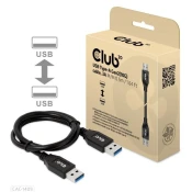 Club3D Kabel USB 3.2 Gen2 Type-A, 3A M/M, 50 cm