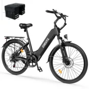Eskute Električno mestno kolo ESKUTE C202, Step-Through 26, 48V 17,5Ah, 7 prestav, črno, (5000242089)