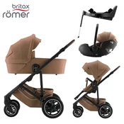 britax römer otroški voziček 4v1 smile™ 5z lux warm caramel + baby-safe™ pro + isofix baza vario™ 5z