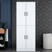Hanah Home Ormarić za veš mašinu KD109-3198, Beli