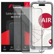 Novo kaljeno steklo Screen Samurai za Apple iPhone Air z okvirjem Easy Fit | 2 kosa