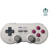 8BitDo SN30 Pro brezžični igralni plošček s Hall Effect palicami v G Classic barvi