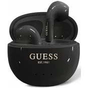 Slušalke Guess sijoče TWS slušalke z odtisom v obliki jajca in klasičnim logotipom črne (GUTWSOGELEK)