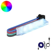 LED traka 12 pcs Crna i bijela 1745 mm Bakar i plastika