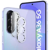 Overboard 2x kaljeno steklo zaščitno folijo za kamero za Samsung Galaxy A36 5G, prozorno