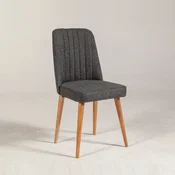 Hanah Home Trpezarijska stolica Vina Sandalye 47x89x46cm Bež-Antracit