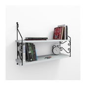 HANAH HOME Zidna polica Seramoni 2li White