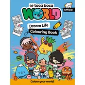 Toca Boca Dream Life Colouring Book