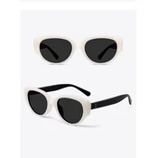 Mumujian Unisex naocare za sunce, Belo-crne