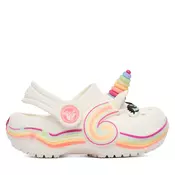 Crocs Odprti čevlji Classic IAM Unicorn Lights  bež / svetlo modra / roza / črna