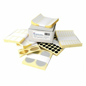 Etikete samoljepljive na listu formata A5, slep, fi 45 mm, bijele, Nano, 24 etikete na listu, 12000 etiketa u kutiji