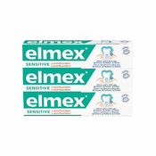 Elmex Sensitiv e Professional zobna pasta 3x75 ml