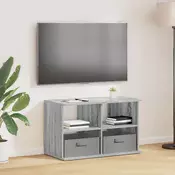 Stalak za TV s ladicama Siva Sonoma 79 x 40 x 48 cm
