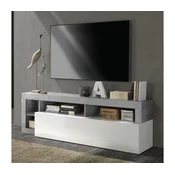 TV omarica LENOR bela/siva beton