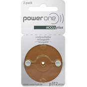 Powerone Powerone P312 akumulatorska baterija za slušni aparat ZA 312 NiMH 23 mAh 1.2 V 2 KOS