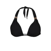 Barts SOLID HALTER TRIANGLE, kopalke ž.top bikini, črna 2479