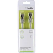 Belkin lan (RJ45) omrežni kabel, patch kabel cat 6 S/FTP 2.00 m siva z zaščitnim zapornim zatičem