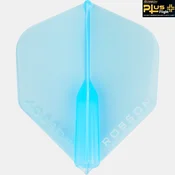 Pikado peresa ROBSON Plus Dart Flight/Crystal Clear Blue