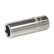 Silverline Ključ vtičnice 15 mm 3/8 HEX dolga srebrna črta