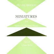 BRIDGE:MINIATUTES FOR VIOLIN,CELLO AND PIANO SET 2 (4-6)