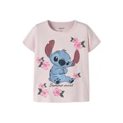 NAME IT Majica NMFANN STITCH opal/čokolada/roza/svetlo roza
