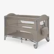 Kikka Boo Krevetac Milky Way premium 2 nivoa sa rancem i spuštajucom stranicom Beige ( KKB11150 )