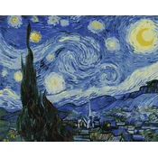Rayher. Slikanje po številkah, Starry Night, 40x50 cm