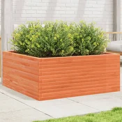 Vrtna sadilica voštano smede boje 110x110x46 cm od borovine