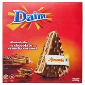 DAIM Torta od badem i cok, s hrsk komad, zamrznuto, 400 g