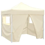 Krem Sklopivi Šator 3 x 3 m s 4 Zida