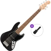 Fender Squier Affinity Series Jazz Bass VI LRL Basic SET Black Metallic 6 žicana bas gitara