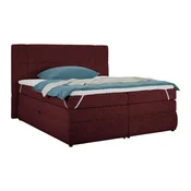 Boxspring Krevet Palace 180/200 cm , boja crnog vina