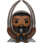Vinilna figurica Funko Pop! Deluxe Marvel Black Panther – T’Challa na prestolu - Special Edition #1113