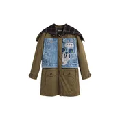 Desigual Prehodna jakna Desigual x Disney™ moder denim / temno modra / oliva / ciklama