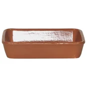 Gastro servirna skleda za lazanjo 14x19 cm rjava