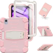 Oklepni etui za iPad Pro 12,9 s stojalom in držalom za pisalo Roza