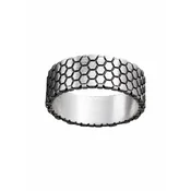 REYTEL Prstan HONEYCOMB srebrna