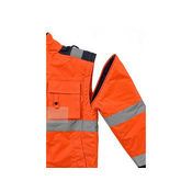 Jakna LUTON, opozorilna, oranžno-modra, velikost: 2,5 mm, mm. M