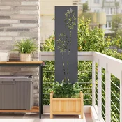 Privatnost u vrtu Antracit 32 x 140 cm Hladno valjana celicna