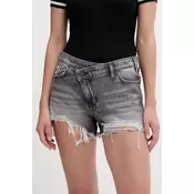 Guess Jeans Jeans kratke hlače W6GDZ8 D6572 Siva Regular Fit