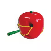 Djecja igracka Viga - Drvena jabuka s crvom