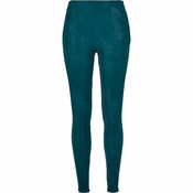 Womens washed trousers made of jasper artificial leather