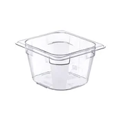ARAVEN gastronorm posoda GN 1/6, polikarbonat, globina: 100 mm, prostornina: 1,6 L
